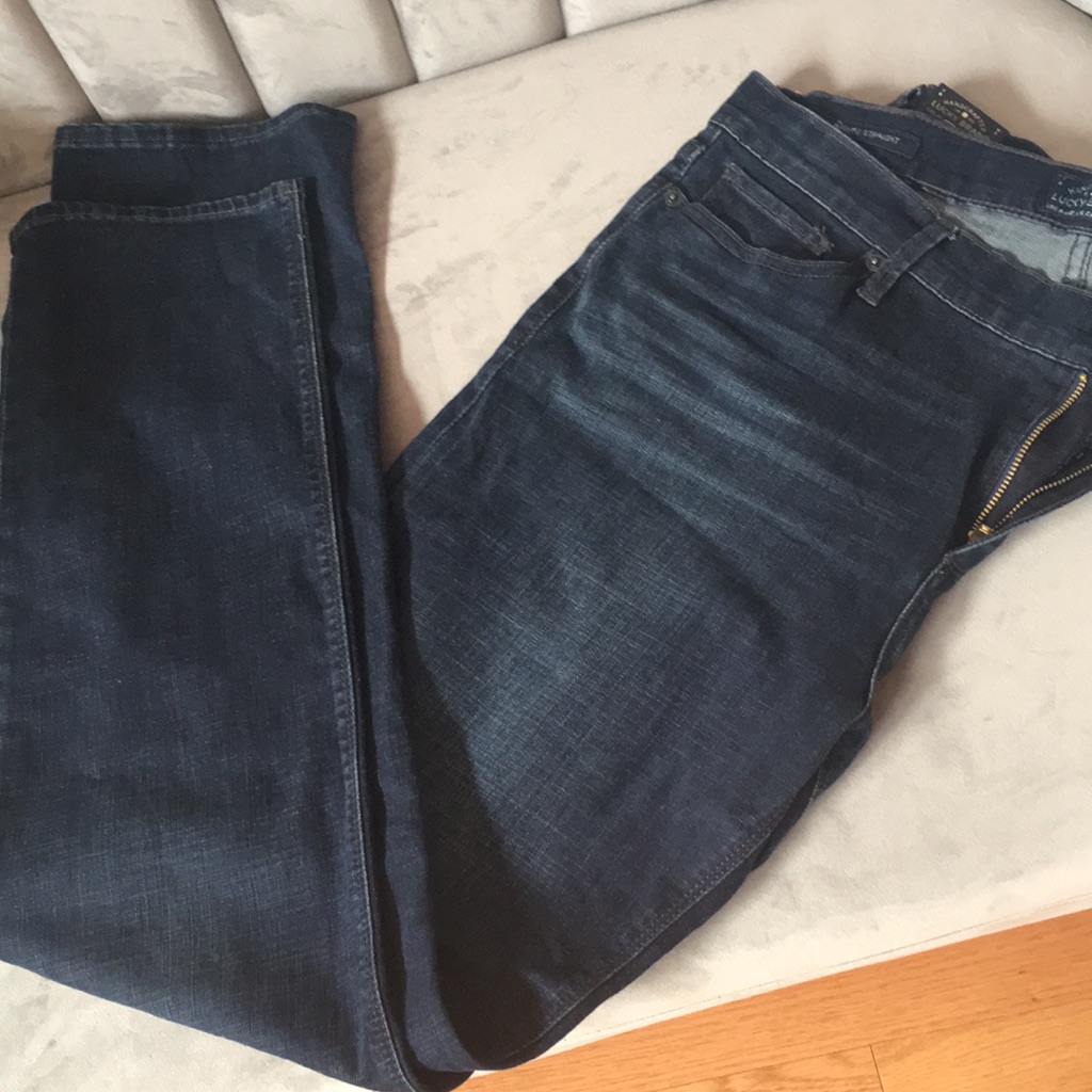 Lucky Brand Dark Indigo Straight Leg Jeans